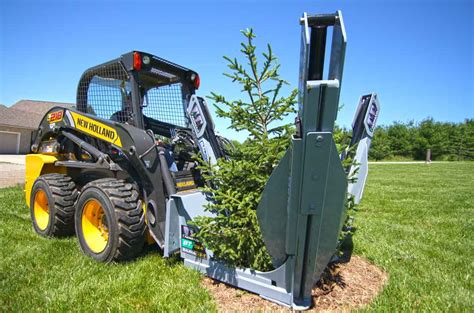 rent a skid steer with a tree spade|rental tree spades near me.